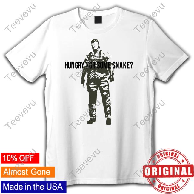 Dearsqn Hungry For Some Snake Solid Tee Shirt