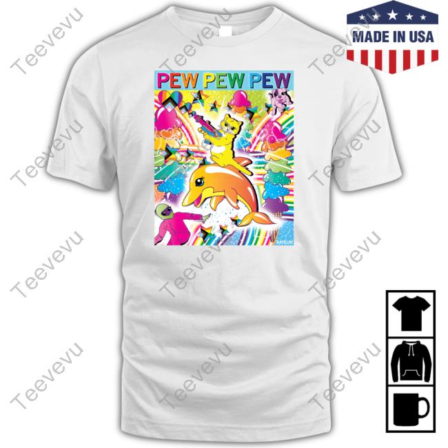 Raygun Pew Pew Pew Full Color T-Shirt, Hoodie, Tank Top, Sweater And Long Sleeve T-Shirt