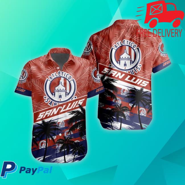 Official Liga Mx Atletico San Luis Special Hawaiian Shirt