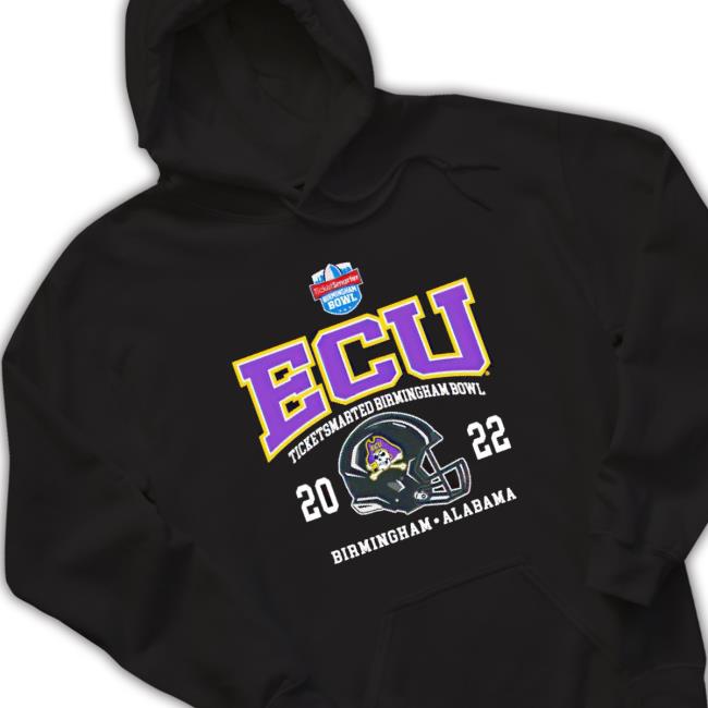 East Carolina Pirates 2022 Birmingham Bowl Crewneck Sweatshirt East Carolina Pirates 2022 Birmingham Bowl Long Sleeve Shirt