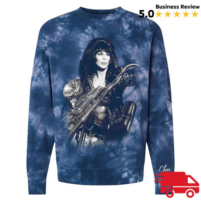 Official Merch Bar Cher Navy Tie Dye Attractive Hoodie MerchBar