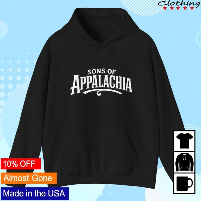 The Sons Of Appalachia Merch Sons Of Appalachia Zip Hoodie
