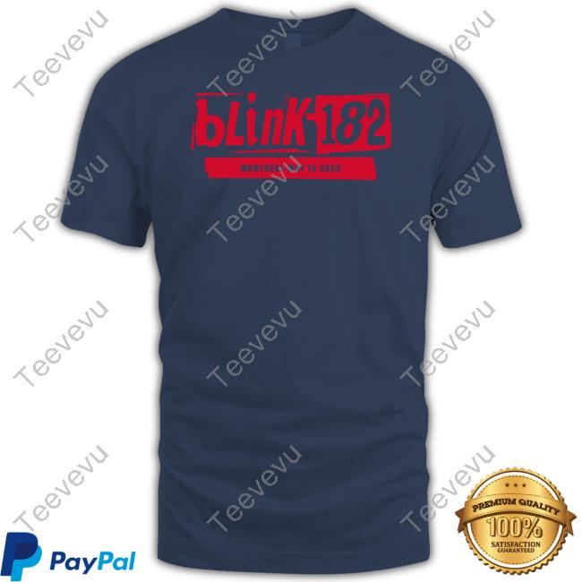 Ian Williams Blink-182 Merchmontreal May 12 2023 Shirt