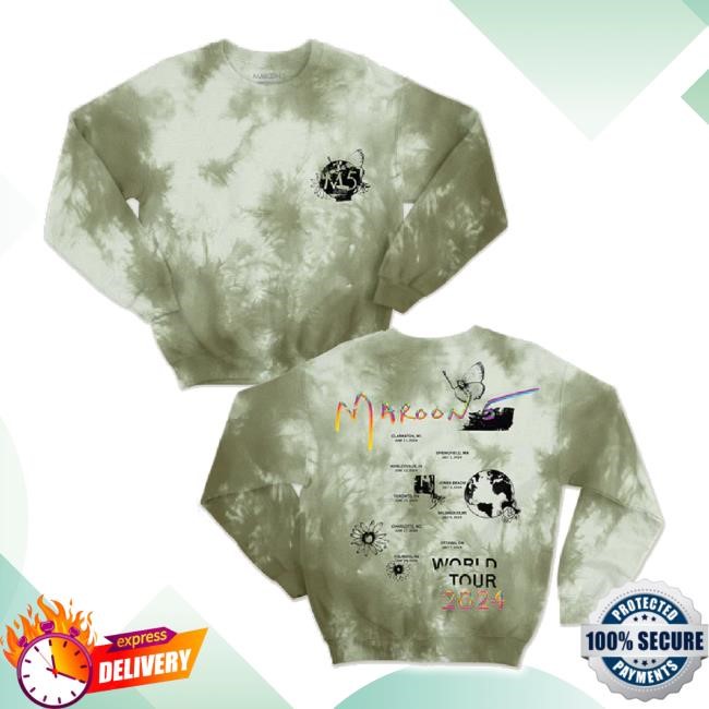 Official Maroon 5 Merch Store Shop 2024 World Tour Classic Shirt