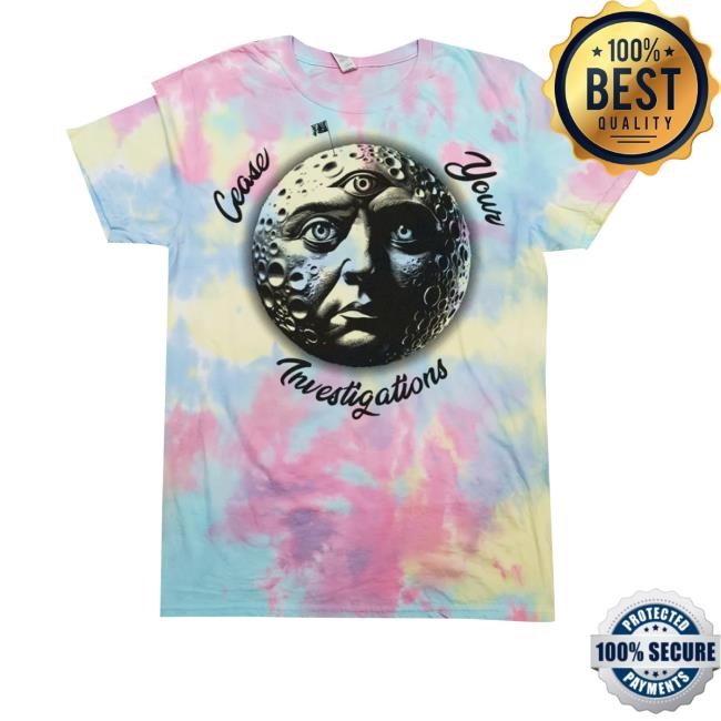 Neongrizzly Merch Cease Moon Tie Dye Shirt