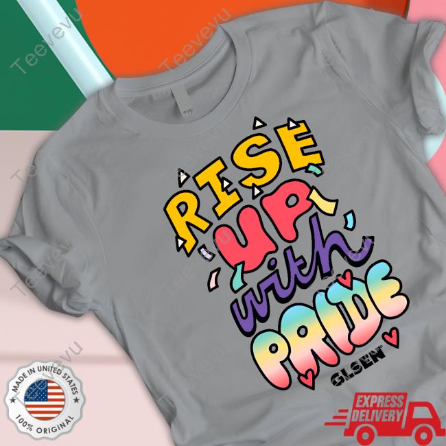 Official Rise Up With Pride Glsen Long Sleeve T Shirt Wilson Cruz