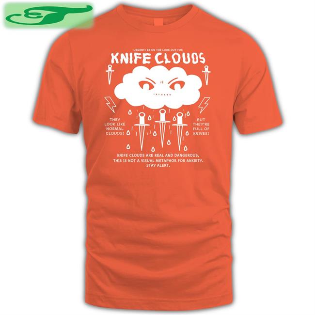 Simeimporta Knife Clouds Are You Real And Dangerous Sweatshirt
