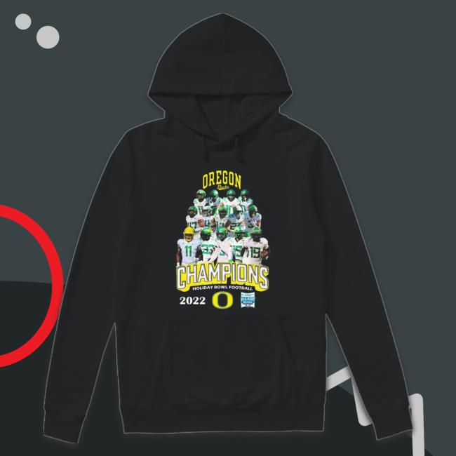 Oregon Ducks Champions Holiday Bowl Football 2022 T-Shirt Oregon Ducks Champions Holiday Bowl Football 2022 Sweaters