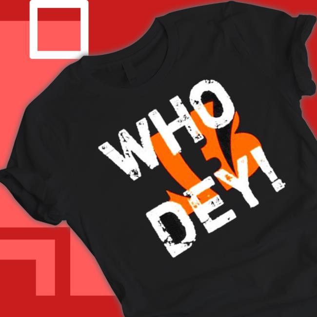 Who Dey B Cincinnati Bengals T-shirt