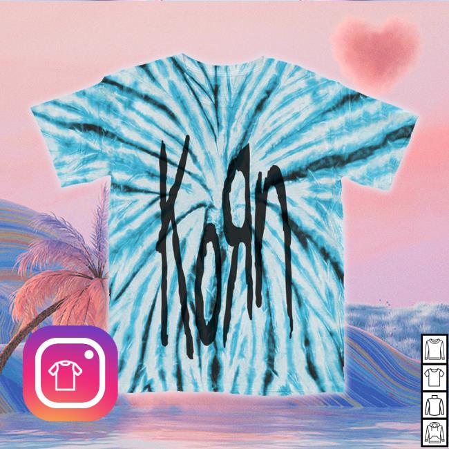 Official Korn Merch Store Summer Sky Tie Dye Sweaters Kornwebstore Shop