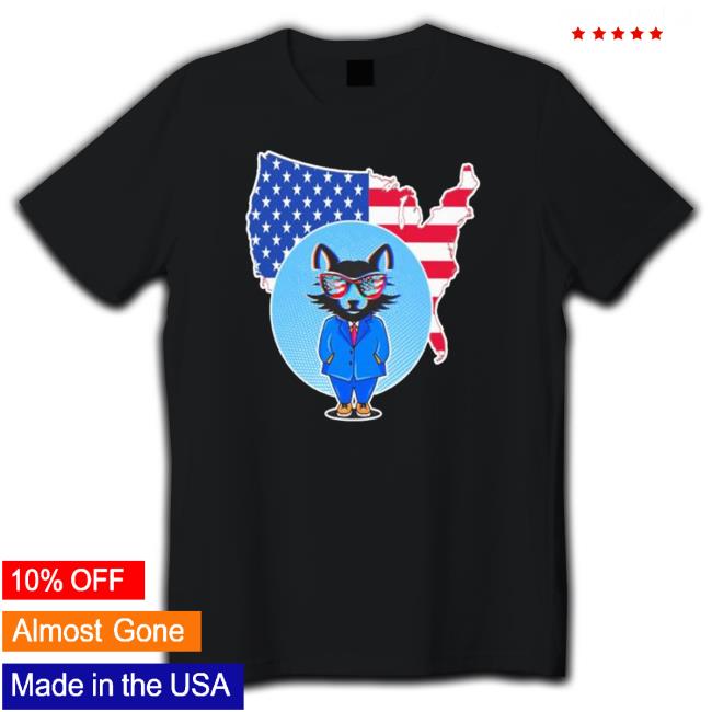 Official Fox Map America Flag Tee