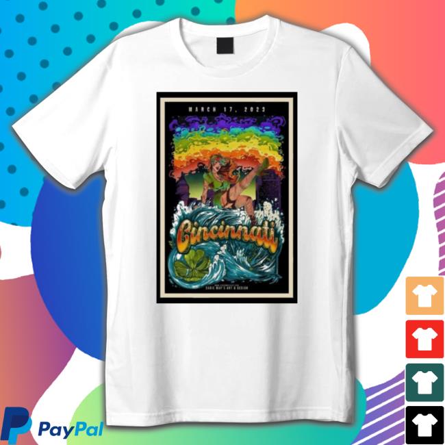 Tour Cincinnati OH March 17 2023 Poster shirt