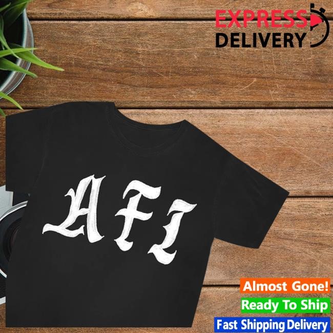 Official Afi Merch Shop Store Afi Logo Black Tee Shirt