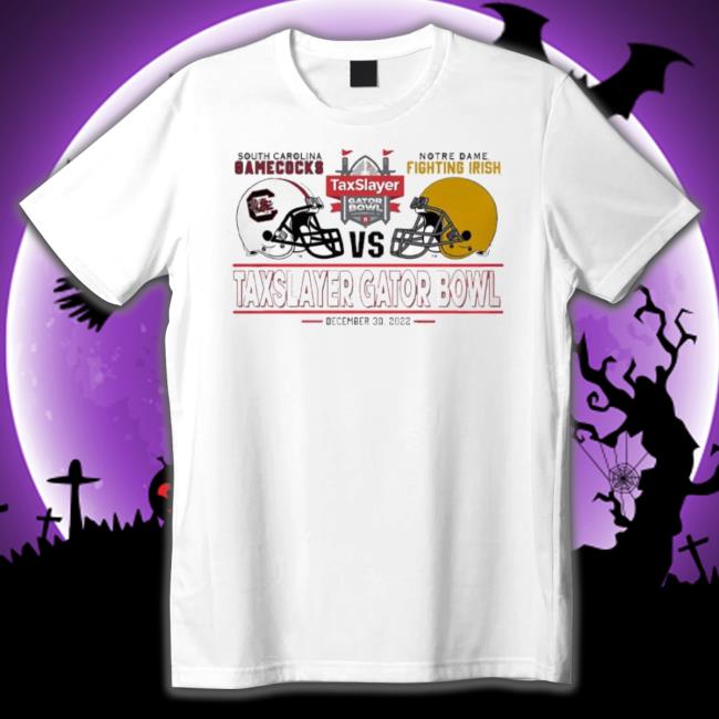 University Of South Carolina Football Vs Notre Dame 2022 Gator Bowl Bound Tee