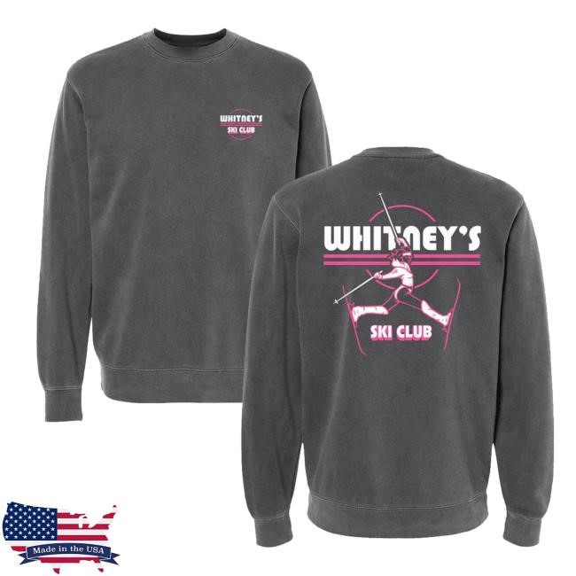 Barstoolsports Merch Shop Store Official Whitney's Ski Club Hoodie Sweatshirt