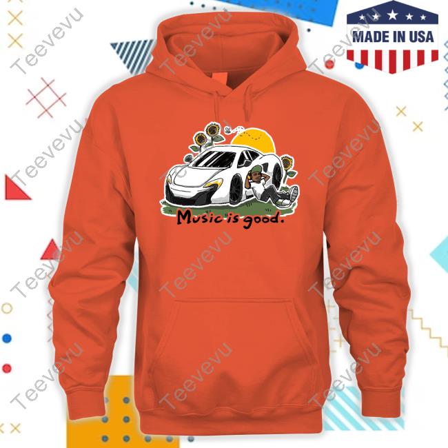Music Is Good The Flower Patch Tee Shirt