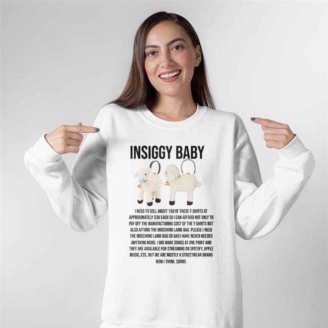 Insiggy Baby I Need To Sell About 150 At Approximately Shirt Moschino Baby Sheeo