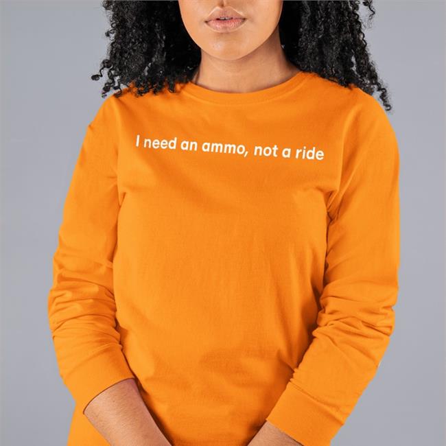 Illia Ponomarenko I Need An Ammo, Not A Ride T Shirt Black