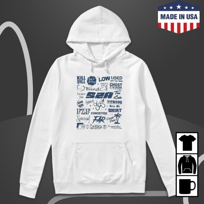 Sza Sos Tracklist 2023 Music Tour shirt