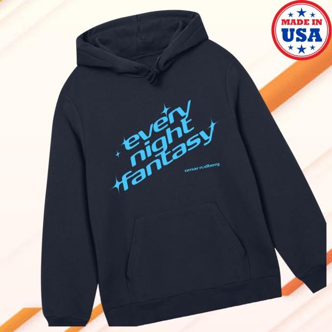 Omar Rudberg Tour Merch Every Night Fantasy Hoodie Sweatshirt Marine Sky
