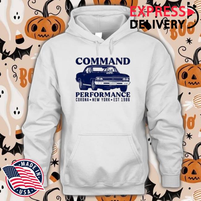 Command Performance Corona New York Est 1986 Hooded Sweatshirt
