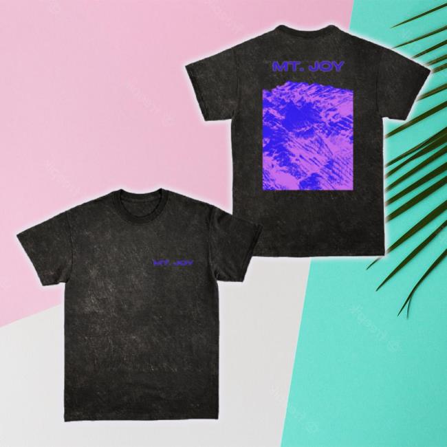 Official Mt Joy Band Merch Store Mountain Mineral Wash Tee Mtjoyband Shop