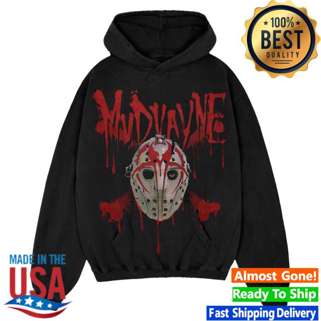 Official Mudvayne Merch Mud Vayne Bloody Mask Sweater Halloween