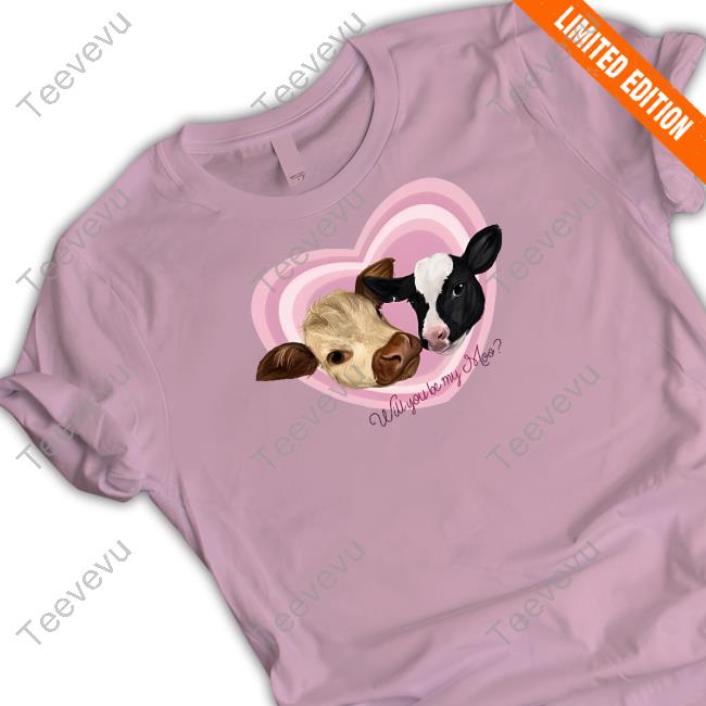 Knuckle Bump Farms Merch Will You Be My Moo Shirt
