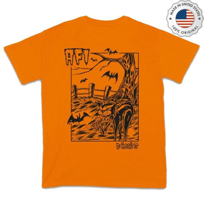 Official Afireinside Merch All Hallow's Orange Long Sleeve Shirt