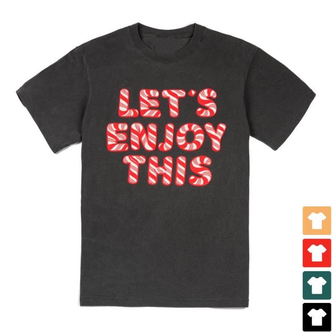 Vegas Matt Merch Store Let's Enjoy This Candy Cane Hooded Sweatshirt