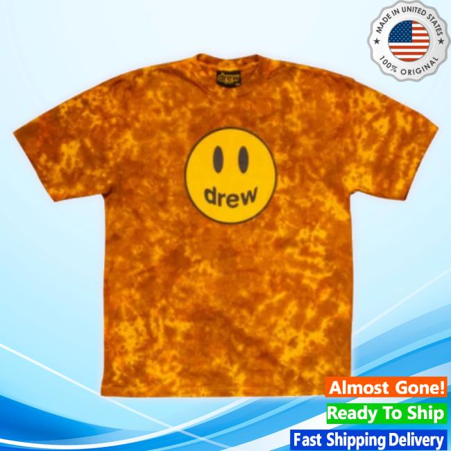 Official Drew House Mascot Ss Tee Brown Tie Dye Hoodie