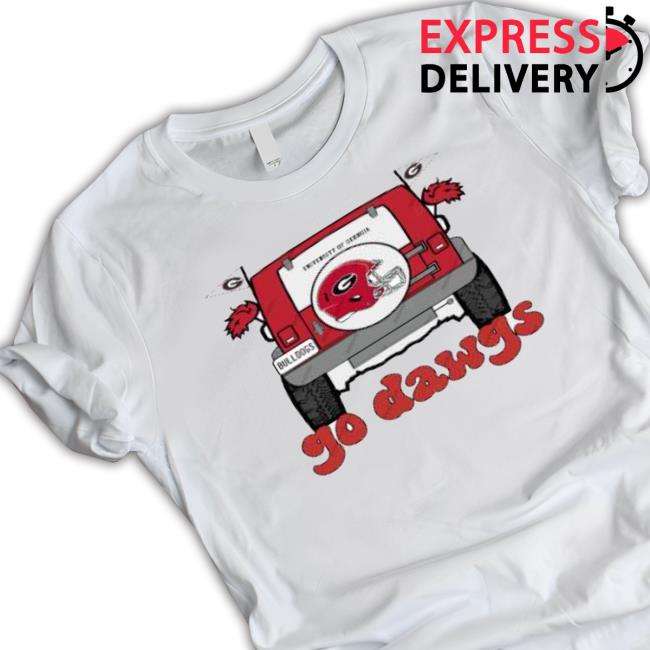 University Of Georgia Bulldogs Go Dawgs Car 2023 T-Shirt