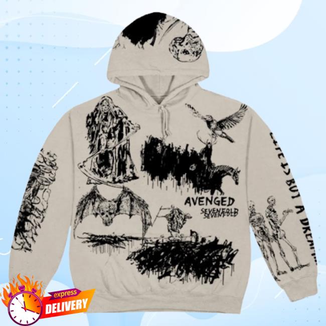 Official Avenged Sevenfold Merch A7xworld Store A7x World Avenged Sevenfold 2023 Tour Libad Collection - Pullover Sweatshirt AvengedSevenfold Shop
