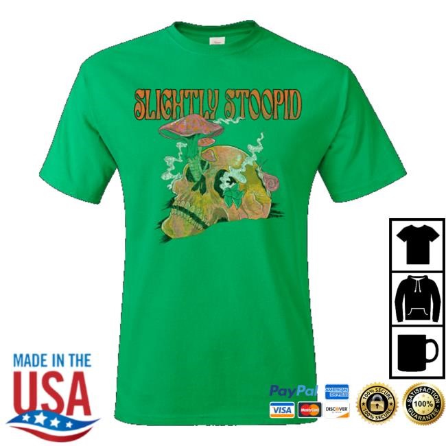 Slightly Stoopid Merch Mushroom Skull Sweatshirt