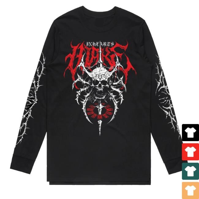Official Inheartswake Skeletal Shirt Inheartswake Merch Store Skeletal