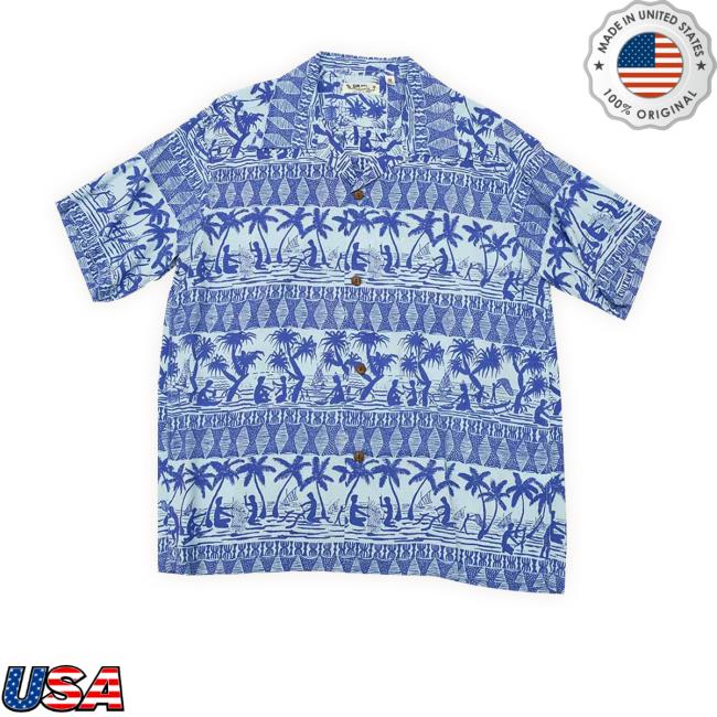Official Hinoya Sun Surf - S/S Rayon Hawaiian Shirt