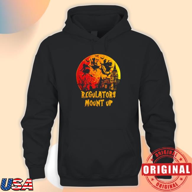 Regulators Mount Up Happy Halloween Retro Vintage 2023 Hoodie Official Regulators Mount Up Happy Halloween Retro Vintage 2023 Tee Shirt