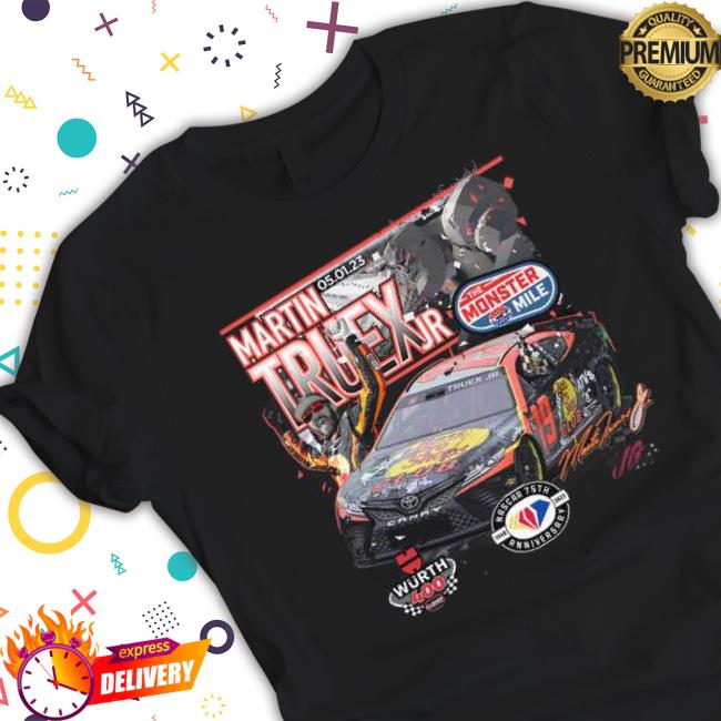 Martin Truex Jr Checkered Flag Sports 2023 Wurth 400 Race Winner Shirt