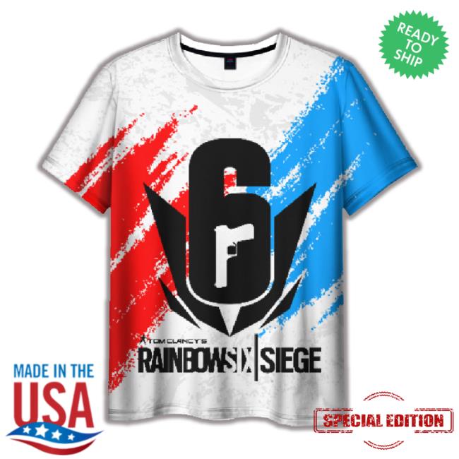 White Number Rainbow Six Siege Design 3D Unisex Sweatshirt