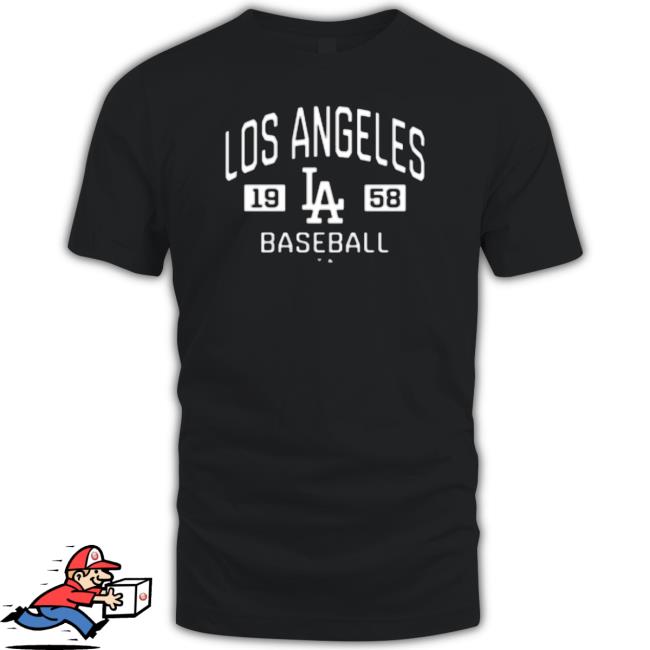 Premium Los Angeles Dodgers Colorblock Est 1958 Hoodie
