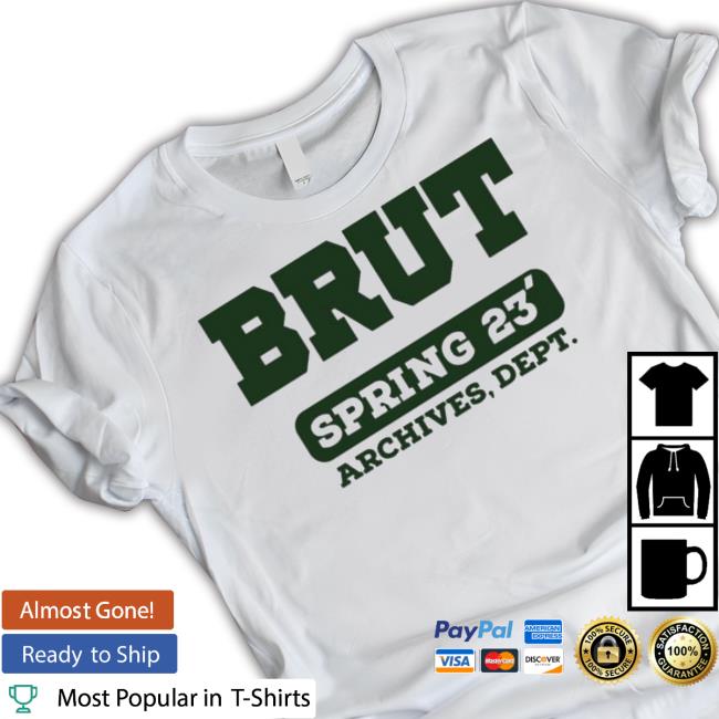 Brut Spring 23 Archive Dept Long Sleeve T Shirt Brut Spring 23 Archive Dept Shirt