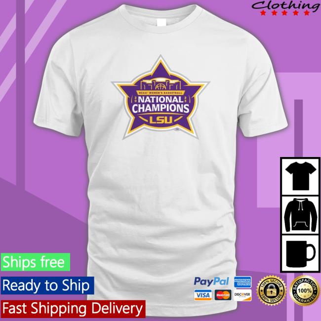 Lsu Tigers 2023 Ncaa Women’S Basketball National Champions Logo Shirt