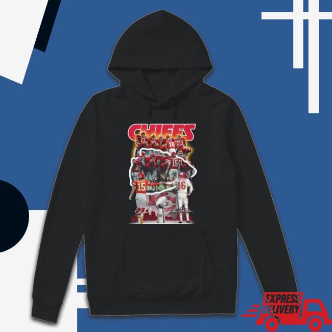 Kansas City Chiefs Mahomes Vs Dawson 15 Vs 16 Signatures 2023 Shirt