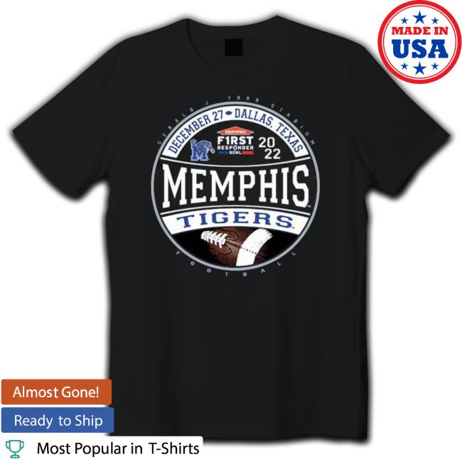Memphis Tigers Servpro First Responders Bowl Bound 2022 Tee