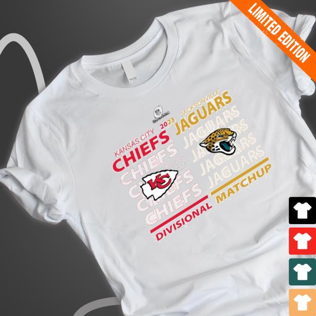 Kansas City Chiefs Vs Jacksonville Jaguars 2022- 2023 Afc Divisional Matchup Classic Shirt