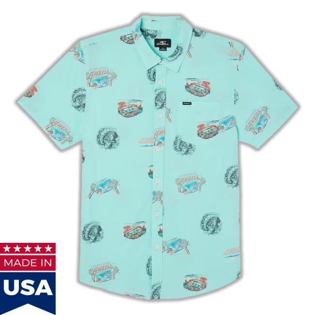 Oneill Artist Oasis Eco Modern Fit Hawaiian Classic Shirt