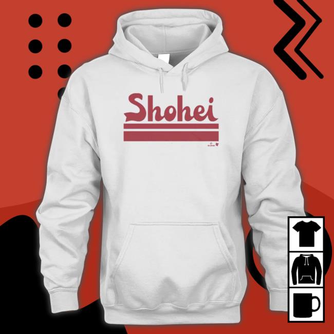 Shohei Ohtani Los Angeles Angels Text Shirts Shohei Ohtani Los Angeles Angels Text Tee Shirt