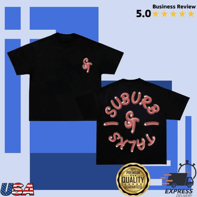 Trending Suburb Talks Merch Candy Cane Black Zip Up Hoodie