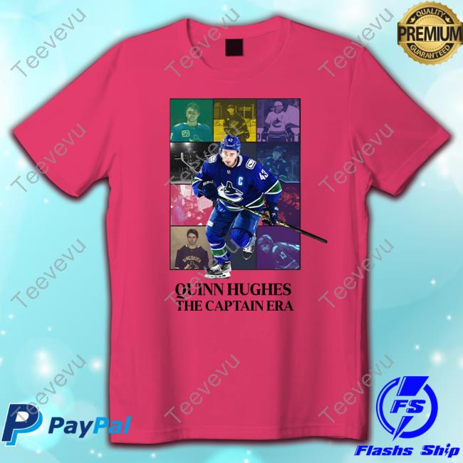 Quinn Hughes The Captain Era T Shirts