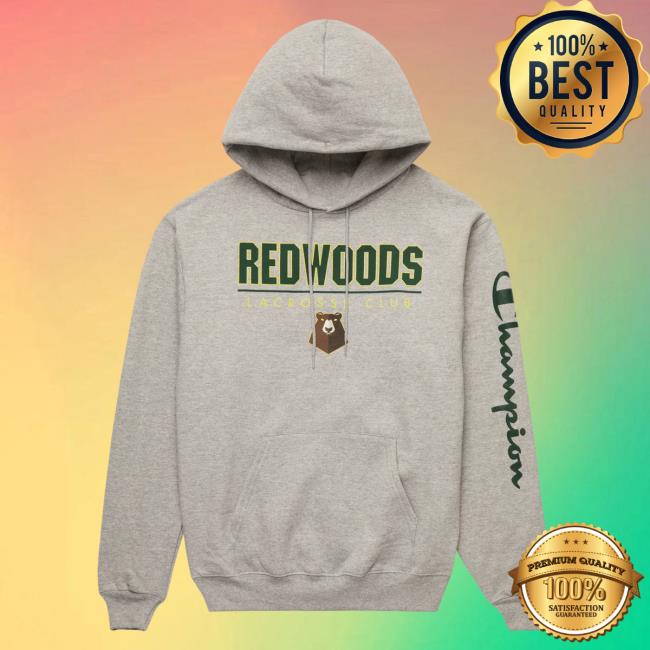 Premier Lacrosse League Shop Champion Redwoods Athletic Lacrosse Club Pullover Hoodie